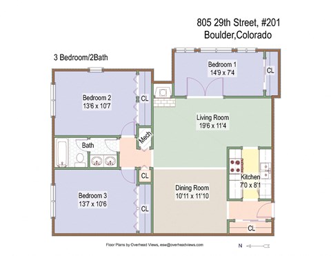 805 29th Street 2-4 Beds Apartment, Condo, Student, CU, Naropa, Boulder, 21-22 Preleasing for Rent - Photo Gallery 10